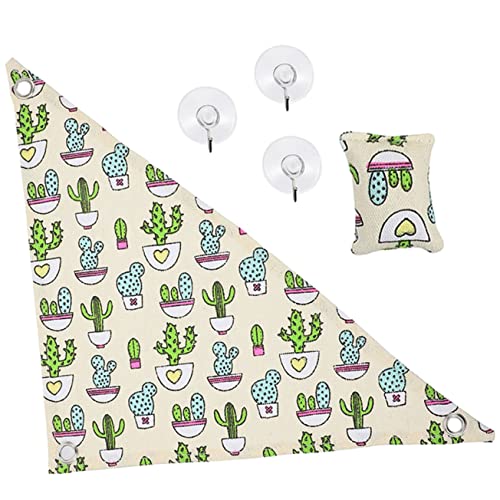 TOBBOMEY 1 Set Reptilien Hängematte Aus Segeltuch, Snack Hängematte, Eidechsen Hängematte, Schlangen Hängebett, Reptilien Haustiere, Hängebett, Kreatives Hängemattenbett, Haustierbedarf, von TOBBOMEY
