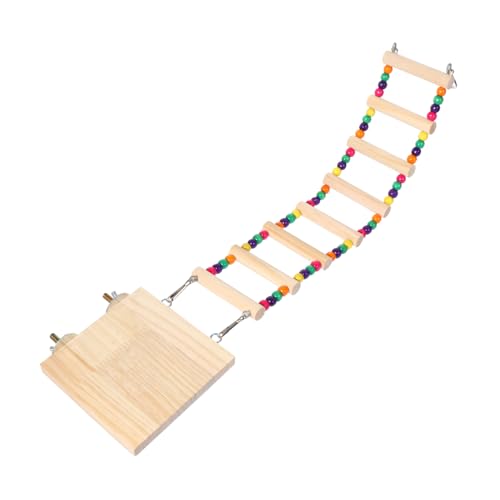 TOBBOMEY 1 Stück Papagei Kauspielzeug Haustier Schleifen Spielzeug Vogel Nibbling Spielzeug Kletterleiter TOBBOMEY 1 Stück Papagei Kauspielzeug Haustier Schleifen Spielzeug Vogel Nibbling Spielzeug Kletterleiter von TOBBOMEY