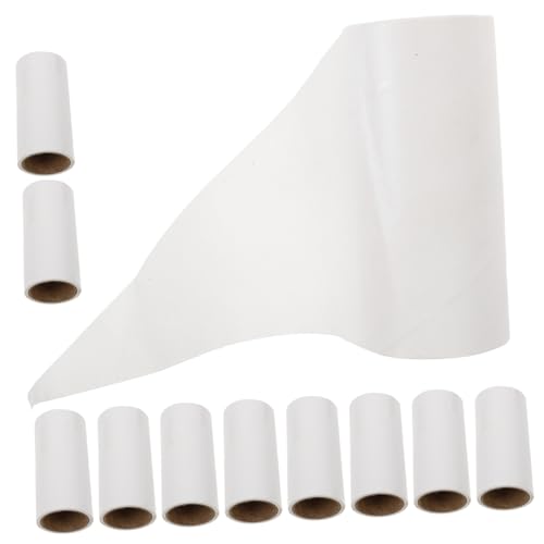 TOBBOMEY 10 Stück Abnehmbares Klebepapier, Große Fusselrolle, Wiederverwendbare Mini Gelrolle, Fusselrolle Nachfüllpackung, Kleberollen Für Den Boden, Fusselrollen Für Den Boden, TOBBOMEY 10 Stück Abnehmbares Klebepapier, Große Fusselrolle, Wiederverwendbare Mini Gelrolle, Fusselrolle Nachfüllpackung, Kleberollen Für Den Boden, Fusselrollen Für Den Boden, von TOBBOMEY