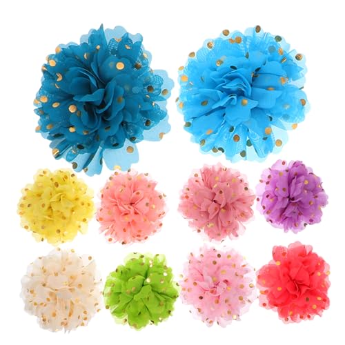 TOBBOMEY 10 Stück Haustier Dekohalsband Haustier Hund Blume Hund Hochzeit Blumenhalsband Hundehalsband Blumen Zubehör Hundehalsband Mit Blumenhalsbänder Haustierhalsband Blumen Blume von TOBBOMEY