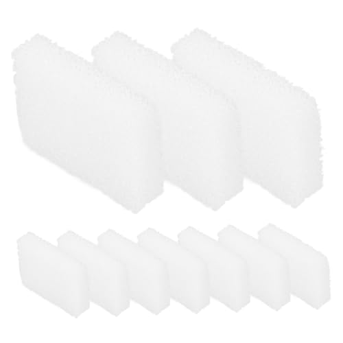 TOBBOMEY 10 Stück Haustier Wasserspender Schwamm Katzenbrunnenfilter Ersatzwasserbrunnenfilter Katzenwasserbrunnenfilter Wasserbrunnenfilter Ersatzfilter Schwamm Ersatzfilter von TOBBOMEY