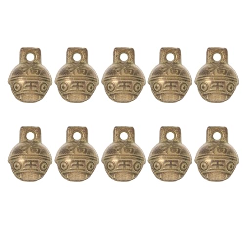 TOBBOMEY 10 Stück Haustier-halsbandglocken Für Hunde Und Katzen, 1,4 cm, Weihnachts-metallglocken, DIY-antike Glocke, Winzige Vintage-Glocken, Zum Aufhängen An Der Tür, Für Weihnachten, TOBBOMEY 10 Stück Haustier-halsbandglocken Für Hunde Und Katzen, 1,4 cm, Weihnachts-metallglocken, DIY-antike Glocke, Winzige Vintage-Glocken, Zum Aufhängen An Der Tür, Für Weihnachten, von TOBBOMEY