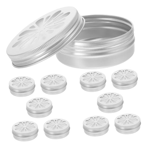 TOBBOMEY 10 Stück Hundetraining Hundeduft Trainingsset Hundeduft Trainingshalter Hundetrainingskoffer Geruchstrainingsset Hundedufthalterdosen Geruchstrainingsdosen Aluminium Silber TOBBOMEY 10 Stück Hundetraining Hundeduft Trainingsset Hundeduft Trainingshalter Hundetrainingskoffer Geruchstrainingsset Hundedufthalterdosen Geruchstrainingsdosen Aluminium Silber von TOBBOMEY