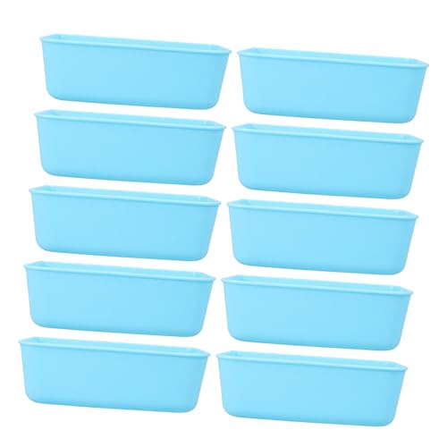 TOBBOMEY 10 Stück Pet Air Box Hundefutternapf Kätzchenfutternapf Welpenwassernapf Katzennäpfe Käfigbefestigung Katzenversorgung Katzenwassernapf Haustierkäfig Hängenapf Katzennäpfe von TOBBOMEY