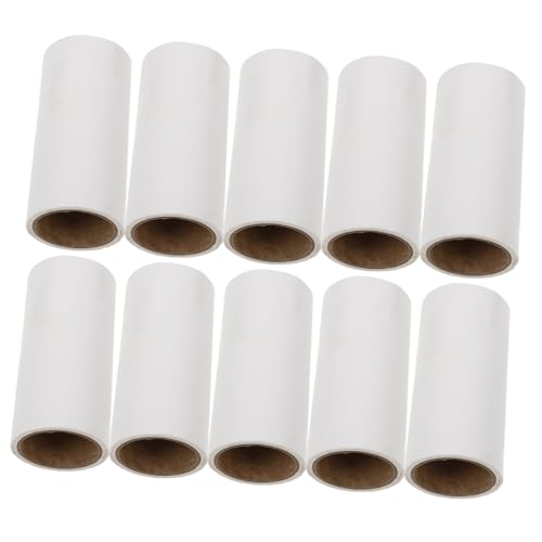 TOBBOMEY 10St Abnehmbares Klebepapier Staubbürsten, Nachfüllrolle Fusselrolle für Teppiche Haustier haarentferner staubentfernung Nachfüllstreifen für Fusselroller Hund Katze haarentferner TOBBOMEY 10St Abnehmbares Klebepapier Staubbürsten, Nachfüllrolle Fusselrolle für Teppiche Haustier haarentferner staubentfernung Nachfüllstreifen für Fusselroller Hund Katze haarentferner von TOBBOMEY