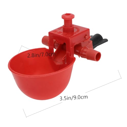 TOBBOMEY 12 Stück Teiliges Verstellbares Automatisches Tränkebecken aus Langlebigem Abs für Hühner Tauben Vögel und Wachteln Praktischer Wasserspender für Geflügelhaltung Zufällige Farbe TOBBOMEY 12 Stück Teiliges Verstellbares Automatisches Tränkebecken aus Langlebigem Abs für Hühner Tauben Vögel und Wachteln Praktischer Wasserspender für Geflügelhaltung Zufällige Farbe von TOBBOMEY