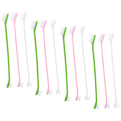TOBBOMEY Haustier-zahnbürsten-Set 12-teilig Hundebürste Zähne Dual-Purpose-hundezahnbürste für Hunde TOBBOMEY Haustier-zahnbürsten-Set 12-teilig Hundebürste Zähne Dual-Purpose-hundezahnbürste für Hunde von TOBBOMEY