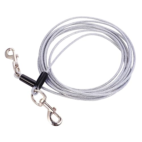 TOBBOMEY 1stk Binde Die Hunde Leine Zugseil Für Welpen Praktische Haustierleine Für Haustiere Kabel Zum Transport Von Haustieren Für Hunde Silver Stahldraht TOBBOMEY 1stk Binde Die Hunde Leine Zugseil Für Welpen Praktische Haustierleine Für Haustiere Kabel Zum Transport Von Haustieren Für Hunde Silver Stahldraht von TOBBOMEY