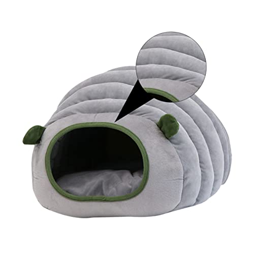 TOBBOMEY Meerschweinchenbett Haustierbett Gemütlich Warm Schlafsack Halboffen Meerschweinchennest Sicher Bequem Einfach Zu Verwenden von TOBBOMEY