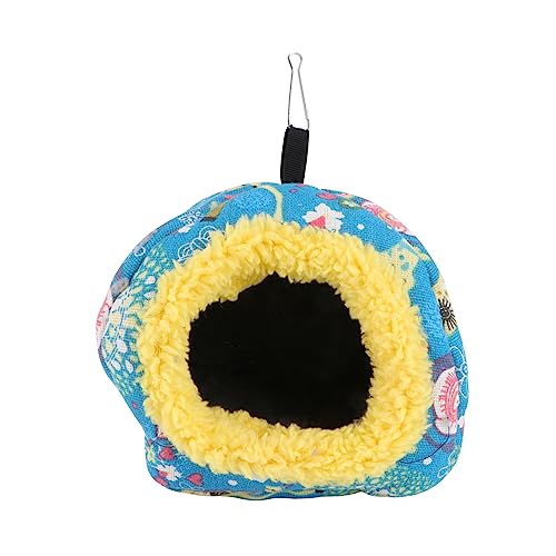 TOBBOMEY 1stück Parrot Warm House Mit Dickem Futter Hängendes Winternest Für Kleine Vögel Atmungsaktiv Und Langlebig Für Papageien Kanarienvögel Und Andere Haustiere von TOBBOMEY