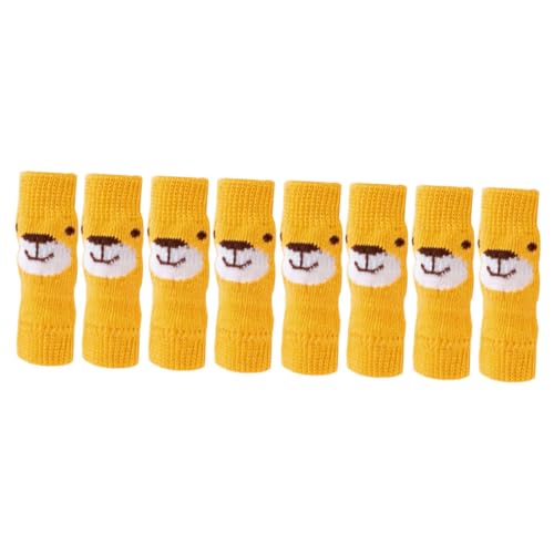 TOBBOMEY 2 Sätze Gelbe Hundesocken rutschfeste Pfotenschutz socken für Kleine Hunde Schützende Beinstulpen gegen Kälte Schnee und Nasse Böden Komfortabel und Gelenkschonend TOBBOMEY 2 Sätze Gelbe Hundesocken rutschfeste Pfotenschutz socken für Kleine Hunde Schützende Beinstulpen gegen Kälte Schnee und Nasse Böden Komfortabel und Gelenkschonend von TOBBOMEY