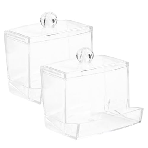 TOBBOMEY 2 Stück Automatischer Vogelfutterspender für Papageien und Hühner Klarer Futterspender aus Langlebigem Acryl kein Verschütten Praktische Automatische Futterversorgung für TOBBOMEY 2 Stück Automatischer Vogelfutterspender für Papageien und Hühner Klarer Futterspender aus Langlebigem Acryl kein Verschütten Praktische Automatische Futterversorgung für von TOBBOMEY