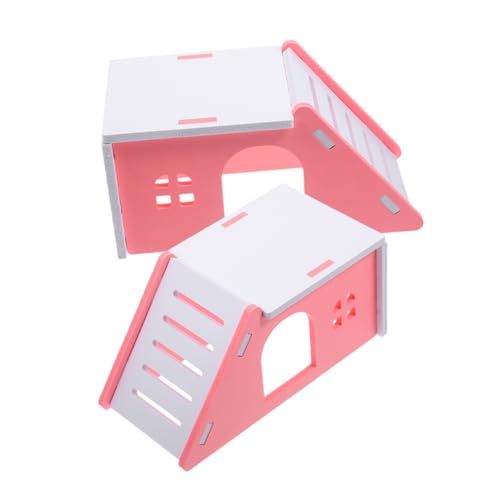 TOBBOMEY 2stücke Hamsterhäuser Für Kleintiere Chinchilla Spielzeug Meerschweinchen Haus Rattenversteck Hütte Zum Verstecken Und Ausruhen Für Hamster Chinchillas Und Meerschweinchen TOBBOMEY 2stücke Hamsterhäuser Für Kleintiere Chinchilla Spielzeug Meerschweinchen Haus Rattenversteck Hütte Zum Verstecken Und Ausruhen Für Hamster Chinchillas Und Meerschweinchen von TOBBOMEY