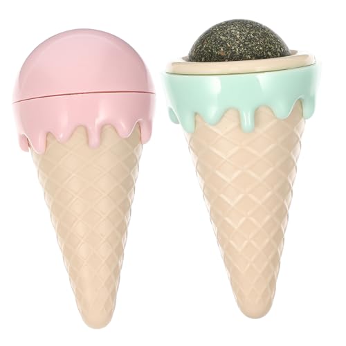 TOBBOMEY 2 Stück Katzenminze Eiscreme Lustige Katzenspielzeuge für Kätzchen Interaktive Kautoys zur Zahnpflege Grün Fördert Aktivität und Spielspaß TOBBOMEY 2 Stück Katzenminze Eiscreme Lustige Katzenspielzeuge für Kätzchen Interaktive Kautoys zur Zahnpflege Grün Fördert Aktivität und Spielspaß von TOBBOMEY