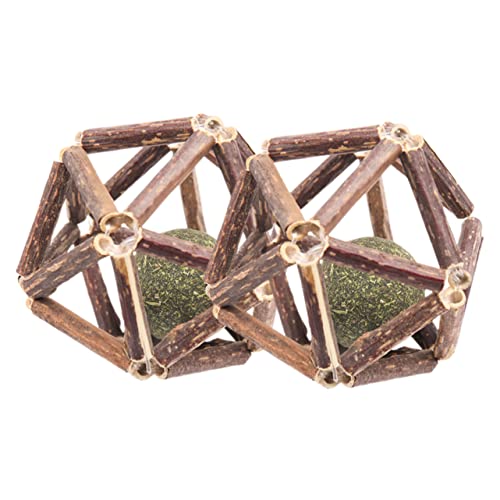 TOBBOMEY 2 Stück Katzenminze Spielzeug, Katzenspielzeug, Katzenspielzeugbälle, Spielzeug Für Hauskatzen, Katzen Backenzahnball, Katzenspielzeug Für Katzen, Katzenminze Für Katzen, Kleine TOBBOMEY 2 Stück Katzenminze Spielzeug, Katzenspielzeug, Katzenspielzeugbälle, Spielzeug Für Hauskatzen, Katzen Backenzahnball, Katzenspielzeug Für Katzen, Katzenminze Für Katzen, Kleine von TOBBOMEY