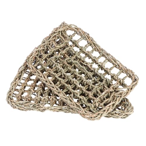 TOBBOMEY 2 Stück Reptilien Hängematte für Bartagamen und Eidechsen Gewebte Schlafmatte aus Robustem Material Einfach zu Reinigen und Befestigen für Terrarien und Haustierhaltung von TOBBOMEY