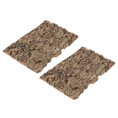 TOBBOMEY 2 Stück Reptilien Terrarium Dekoration Baumrinden Backdrop für Eidechsen und Gecko Klettern Sicheres Versteck für Spinnen Zuhause und Büro TOBBOMEY 2 Stück Reptilien Terrarium Dekoration Baumrinden Backdrop für Eidechsen und Gecko Klettern Sicheres Versteck für Spinnen Zuhause und Büro von TOBBOMEY
