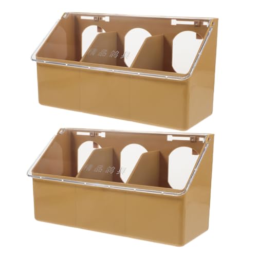 TOBBOMEY 2 Stück Tauben Hängebox, Käfig, Taubenfutterspender, Vogelkäfig, Nymphensittich Futterspender, Futterspender Für Vögel, Käfig, Hängefutterspender, Papageien Gemüsefutterspender, von TOBBOMEY