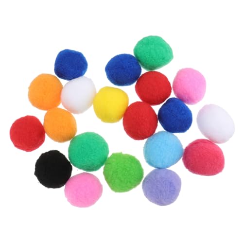 TOBBOMEY 20 Stück Bunte Pom Poms für Basteln Fluffy Balls DIY Handwerksprojekte Dekorationen Kreative Filzkugeln Zubehör TOBBOMEY 20 Stück Bunte Pom Poms für Basteln Fluffy Balls DIY Handwerksprojekte Dekorationen Kreative Filzkugeln Zubehör von TOBBOMEY