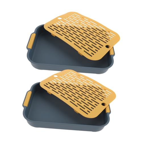 TOBBOMEY 2er-Box Haustiertoilette Nudel Mülleimer Pellets Känguru Rattentoilette Schweine Meerschweinchenkäfig Meerschweinchen-Toilette Rattenstreu Hund Lecken Windeln Stall Pp TOBBOMEY 2er-Box Haustiertoilette Nudel Mülleimer Pellets Känguru Rattentoilette Schweine Meerschweinchenkäfig Meerschweinchen-Toilette Rattenstreu Hund Lecken Windeln Stall Pp von TOBBOMEY