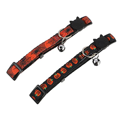 TOBBOMEY 2st Halloween-haustierhalsbänder Halter Für Katzenhalsband Halloween-hundekostüm Halloween-welpen-Fliege Süßes Haustier Hundepflegehalsband Welpenzubehör Für Kleine Hunde Nylon TOBBOMEY 2st Halloween-haustierhalsbänder Halter Für Katzenhalsband Halloween-hundekostüm Halloween-welpen-Fliege Süßes Haustier Hundepflegehalsband Welpenzubehör Für Kleine Hunde Nylon von TOBBOMEY