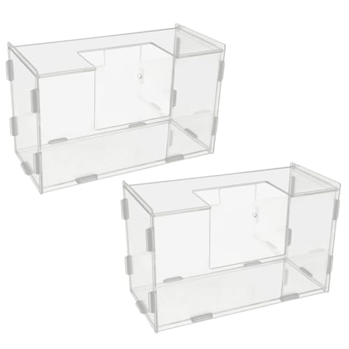 TOBBOMEY Robuster Und Leicht Zu Reinigender Futterspender Aus Acryl Mit Grasrille Für Hamster Und Meerschweinchen TOBBOMEY Robuster Und Leicht Zu Reinigender Futterspender Aus Acryl Mit Grasrille Für Hamster Und Meerschweinchen von TOBBOMEY
