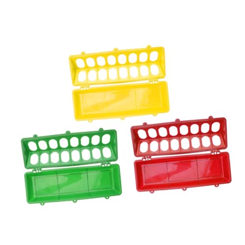 TOBBOMEY 3 Stück Geflügelfutterspender mit Flip Design Futtertröge für Papageien Tauben und Vögel Einfach zu Reinigen und Nachzufüllen Verhindert Abfall Zufällige Zufällige Farbe TOBBOMEY 3 Stück Geflügelfutterspender mit Flip Design Futtertröge für Papageien Tauben und Vögel Einfach zu Reinigen und Nachzufüllen Verhindert Abfall Zufällige Zufällige Farbe von TOBBOMEY
