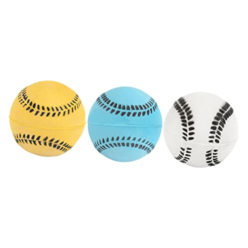 TOBBOMEY 3 Stück Haustier Gummibälle, Dekorative Hundebälle, Praktische Hundebälle, Welpenspielzeug, Kleines Hundespielzeug, Hundespielzeugball, Gummibälle Für Welpen, Gummibälle Für TOBBOMEY 3 Stück Haustier Gummibälle, Dekorative Hundebälle, Praktische Hundebälle, Welpenspielzeug, Kleines Hundespielzeug, Hundespielzeugball, Gummibälle Für Welpen, Gummibälle Für von TOBBOMEY
