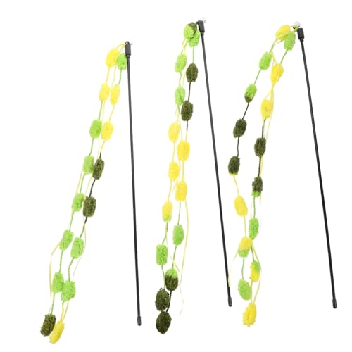 TOBBOMEY 3stücke Katzenminze Interaktives Spielzeugset Teiliges Katzenspielzeug Für Drinnen Bunte Teaser-Sticks Für Katzen Langlebig Und Sicher Fördert Die Bindung Zwischen Katze Und TOBBOMEY 3stücke Katzenminze Interaktives Spielzeugset Teiliges Katzenspielzeug Für Drinnen Bunte Teaser-Sticks Für Katzen Langlebig Und Sicher Fördert Die Bindung Zwischen Katze Und von TOBBOMEY