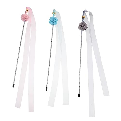 TOBBOMEY 3 Stücke Holzstange Necken Spielwaren Ball Design Katze Spielzeug Lustiges Haustierspielzeug TOBBOMEY 3 Stücke Holzstange Necken Spielwaren Ball Design Katze Spielzeug Lustiges Haustierspielzeug von TOBBOMEY