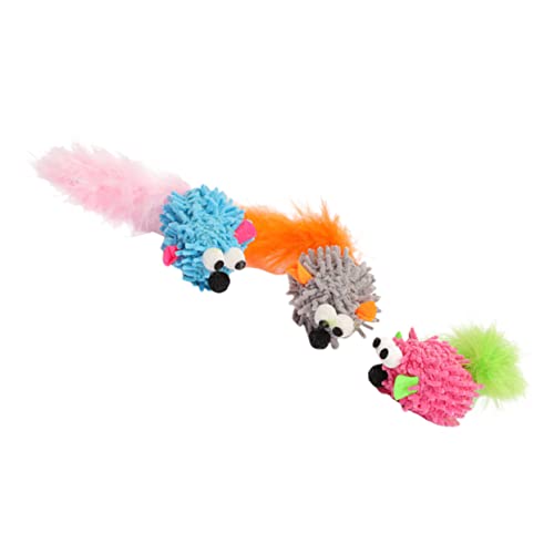 TOBBOMEY 3 Stücke Interaktive Katze Spielzeug Cartoon Puppe Spielzeug Für Kätzchen Katze Zahnen Spielzeug Haustier Spielzeug TOBBOMEY 3 Stücke Interaktive Katze Spielzeug Cartoon Puppe Spielzeug Für Kätzchen Katze Zahnen Spielzeug Haustier Spielzeug von TOBBOMEY