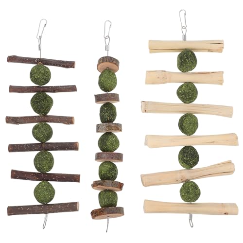 TOBBOMEY 3stücke Natürliche Kauspielzeuge Aus Gras Für Chinchillas Und Kaninchen Molarspielzeug Und Kausnacks Aus Heu Und Apfelzweigen Für Zahnpflege Und Spielspaß TOBBOMEY 3stücke Natürliche Kauspielzeuge Aus Gras Für Chinchillas Und Kaninchen Molarspielzeug Und Kausnacks Aus Heu Und Apfelzweigen Für Zahnpflege Und Spielspaß von TOBBOMEY