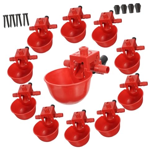 TOBBOMEY 30 Stück Teiliges Automatische Einstellbare Trinkschalen für Hühner Tauben und Vögel aus Langlebigem Abs Praktischer Wasserspender für Geflügelhaltung und TOBBOMEY 30 Stück Teiliges Automatische Einstellbare Trinkschalen für Hühner Tauben und Vögel aus Langlebigem Abs Praktischer Wasserspender für Geflügelhaltung und von TOBBOMEY