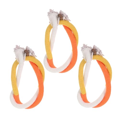 TOBBOMEY 3St Katzenkauseil Air-Tag-Katzenhalsband Katzenkratzer aus Pappe Katzenfutter Fallensteller katzengeschenke katzenminze für Katze Katzenzähneknirschseil Baumwollseil TOBBOMEY 3St Katzenkauseil Air-Tag-Katzenhalsband Katzenkratzer aus Pappe Katzenfutter Fallensteller katzengeschenke katzenminze für Katze Katzenzähneknirschseil Baumwollseil von TOBBOMEY
