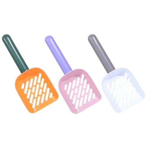 TOBBOMEY 3pcs Katzensand Schaufel Katzenstreu Katze Sandschaufel Haustierreinigungswerkzeug TOBBOMEY 3pcs Katzensand Schaufel Katzenstreu Katze Sandschaufel Haustierreinigungswerkzeug von TOBBOMEY