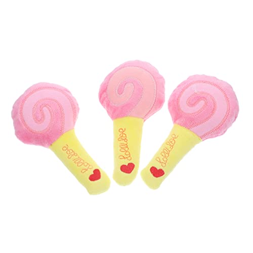TOBBOMEY Hundespielzeug-Set 3-teilig Hundeleckerli-Spielzeug Quietschendes Backenzahnspielzeug Verschleißfestes Kauspielzeug für Welpen Weiches Plüschmaterial Beißspielzeug für Haustiere TOBBOMEY Hundespielzeug-Set 3-teilig Hundeleckerli-Spielzeug Quietschendes Backenzahnspielzeug Verschleißfestes Kauspielzeug für Welpen Weiches Plüschmaterial Beißspielzeug für Haustiere von TOBBOMEY
