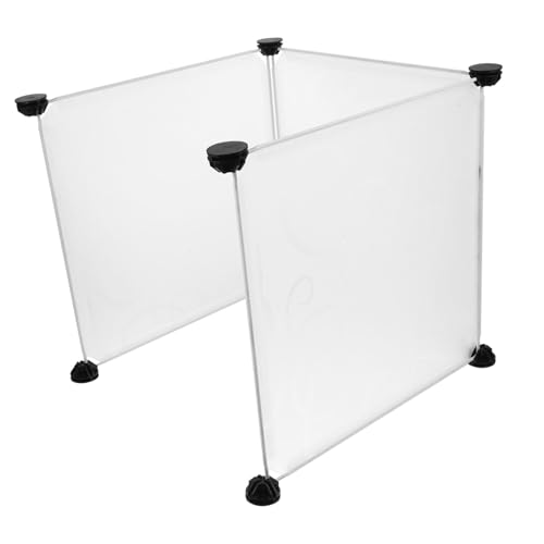 TOBBOMEY 3stücke Katzenstreu Box Schutzschild Mit Hoher Seitenwand Spritzschutz Für Offene Streu-behälter Einfache Installation Elegantes Design Für Saubere Und Ordentliche TOBBOMEY 3stücke Katzenstreu Box Schutzschild Mit Hoher Seitenwand Spritzschutz Für Offene Streu-behälter Einfache Installation Elegantes Design Für Saubere Und Ordentliche von TOBBOMEY