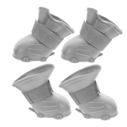 TOBBOMEY 4 Stück Gummistiefel für wasserdichte Pfotenschützer für Kleine rutschfeste Regenboots für Sauberkeit bei Outdoor Aktivitäten TOBBOMEY 4 Stück Gummistiefel für wasserdichte Pfotenschützer für Kleine rutschfeste Regenboots für Sauberkeit bei Outdoor Aktivitäten von TOBBOMEY