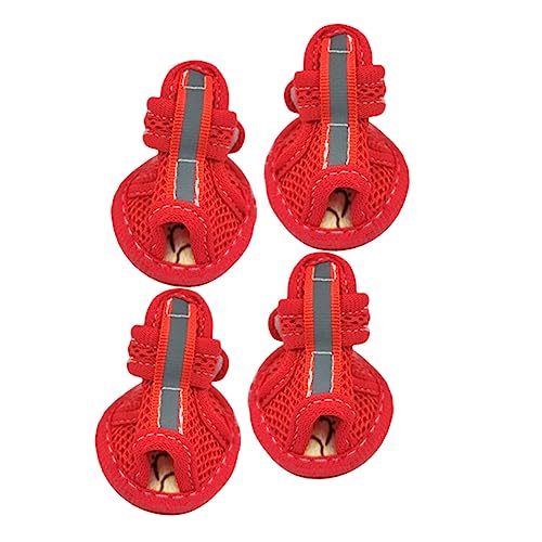 TOBBOMEY Bequeme Hundeschuhe Aus Mesh Leichte Outdoor-Schuhe für Welpen und Hunde TOBBOMEY Bequeme Hundeschuhe Aus Mesh Leichte Outdoor-Schuhe für Welpen und Hunde von TOBBOMEY