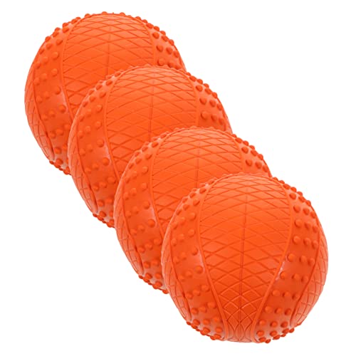 TOBBOMEY 4 Stück Hundeball aus Gummi Hundebälle für draußen Spielzeug für Haustiere Welpenbälle für kleine Hunde Dog chew Toy hundekauspielzeuge Dog Toy Ball für Hund hundespielzeug TOBBOMEY 4 Stück Hundeball aus Gummi Hundebälle für draußen Spielzeug für Haustiere Welpenbälle für kleine Hunde Dog chew Toy hundekauspielzeuge Dog Toy Ball für Hund hundespielzeug von TOBBOMEY