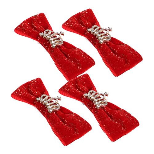 TOBBOMEY 4 Stück Hundeschleifen Clip, Hundehaarspange, Tierhaar Accessoires, Katzenkopfschmuck, Schleifen Haarspange, Welpen Haarnadeln Für Haustierhaar, Haarspange, Haustierhaarspange, von TOBBOMEY