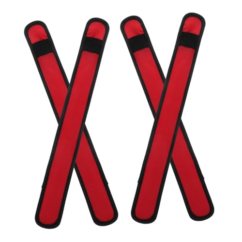 TOBBOMEY 4 Stück Pferde Knöchelriemen Leggings Leuchtendes Pferde Beinband Nacht Reitausrüstung Beleuchtung LED Pferde Beinriemen Nacht Reiten Teile Pferdelicht von TOBBOMEY