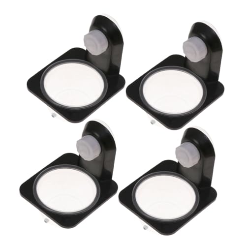 TOBBOMEY 4 Stück Schwarze Reptilien Futternäpfe mit Saugnapf Stabile Platzsparende Futter und Wasserschalen für Eidechsen Geckos und Terrarientiere Geeignet für Glas und Acrylbecken TOBBOMEY 4 Stück Schwarze Reptilien Futternäpfe mit Saugnapf Stabile Platzsparende Futter und Wasserschalen für Eidechsen Geckos und Terrarientiere Geeignet für Glas und Acrylbecken von TOBBOMEY