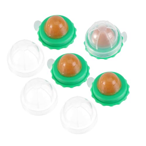 TOBBOMEY 4 Stück Teiliges Katzenminze Lollipop Wandmontierte Leckbare Snacks für Kätzchen Gesunde Belohnung für Training und Pflege Schmackhafte Nahrhafte Katzenleckerlis von TOBBOMEY