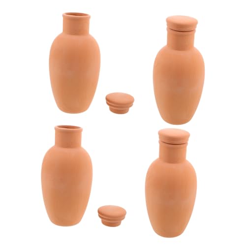 TOBBOMEY 4 Stück Teiliges Terrakotta Bewässerungssystem mit Automatischer Selbstbewässerung Wasserspeicher Spikes für Innen und Außenpflanzen Zeitsparend für Urlaub und Kleine Räume TOBBOMEY 4 Stück Teiliges Terrakotta Bewässerungssystem mit Automatischer Selbstbewässerung Wasserspeicher Spikes für Innen und Außenpflanzen Zeitsparend für Urlaub und Kleine Räume von TOBBOMEY