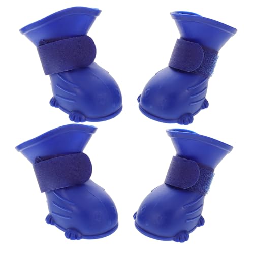 TOBBOMEY 4 Stück wasserdichte Hundeschuhe für Kleine und Mittlere rutschfeste Regenstiefel aus Robustem Schmutzabweisende Pfotenschutz Schuhe für Outdoor Aktivitäten TOBBOMEY 4 Stück wasserdichte Hundeschuhe für Kleine und Mittlere rutschfeste Regenstiefel aus Robustem Schmutzabweisende Pfotenschutz Schuhe für Outdoor Aktivitäten von TOBBOMEY