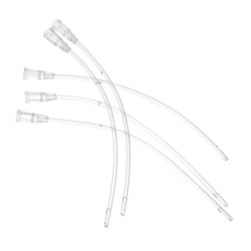 TOBBOMEY 5 Stück Teiliges Vogelfütterungsset Kunststoff Fütterungsschläuche Transparent Futterhilfe für Jungvögel Papageien Flüssignahrung Fütterung Babyvögel Futtersonden Haustierpflege von TOBBOMEY