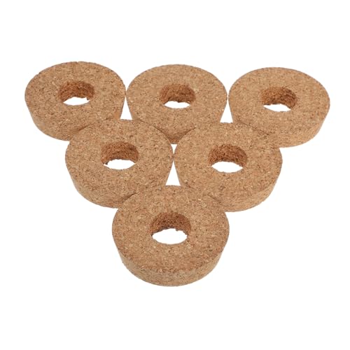 TOBBOMEY 6 Stück Korkdeckel mit Mittelloch für Pflanzgefäße Ventilierte Holzstopfen Langlebig Geeignet für Hydrokultur Vasen Terrarien Tischdeko TOBBOMEY 6 Stück Korkdeckel mit Mittelloch für Pflanzgefäße Ventilierte Holzstopfen Langlebig Geeignet für Hydrokultur Vasen Terrarien Tischdeko von TOBBOMEY