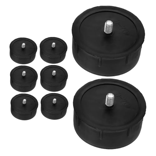 TOBBOMEY 8 Stück Teiliges Cat Tree Stopper Caps für DIY Katzenkratzbaum Reparatur Stabile Endkappen mit Schrauben Ømm Einfache Sicheres Material Pflegeleicht und Stilvolles Design von TOBBOMEY