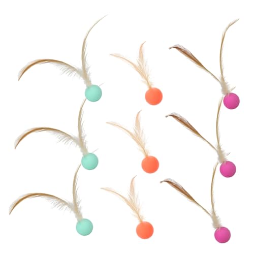 TOBBOMEY 9 Stück Pet Elastic Ballspielzeug Haustierspielzeug Katzen interaktiver Katzenspielzeug Interaktive Spielzeugkatze Katzen-Teaser-Ball Katzenanreicherungsspielzeug TOBBOMEY 9 Stück Pet Elastic Ballspielzeug Haustierspielzeug Katzen interaktiver Katzenspielzeug Interaktive Spielzeugkatze Katzen-Teaser-Ball Katzenanreicherungsspielzeug von TOBBOMEY